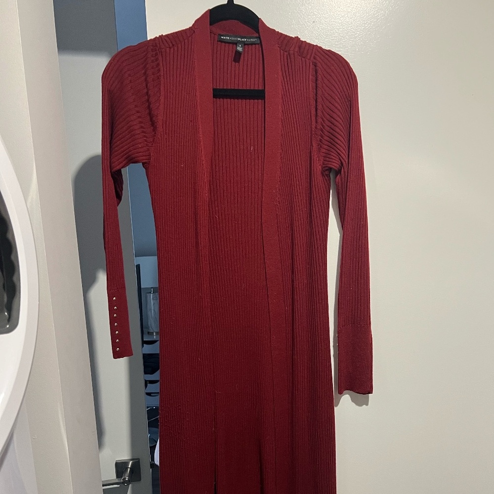 White House Black Market - Long Cardigan (Size Small)